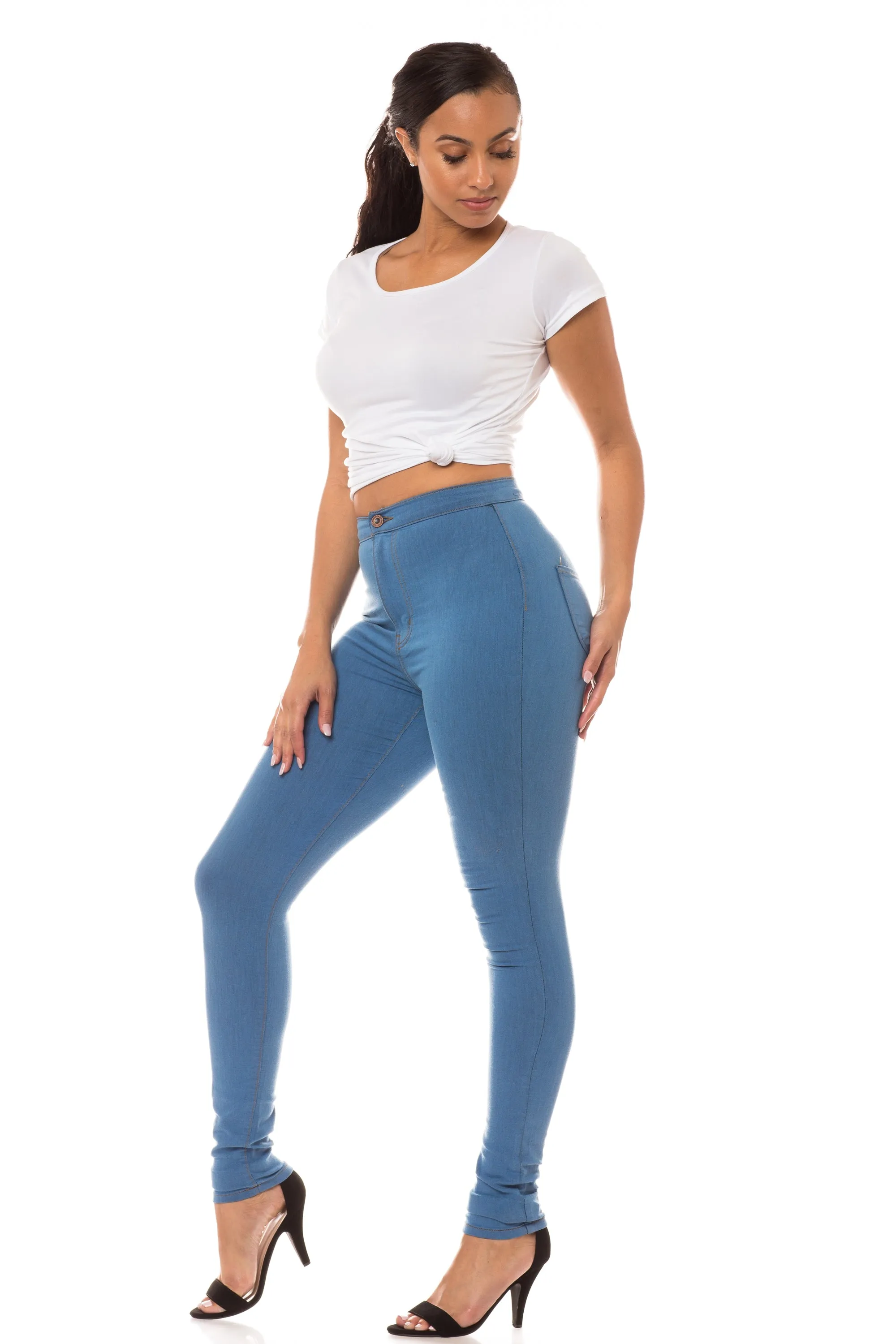 1171 Women's Super High Waisted Skinny Jeans
