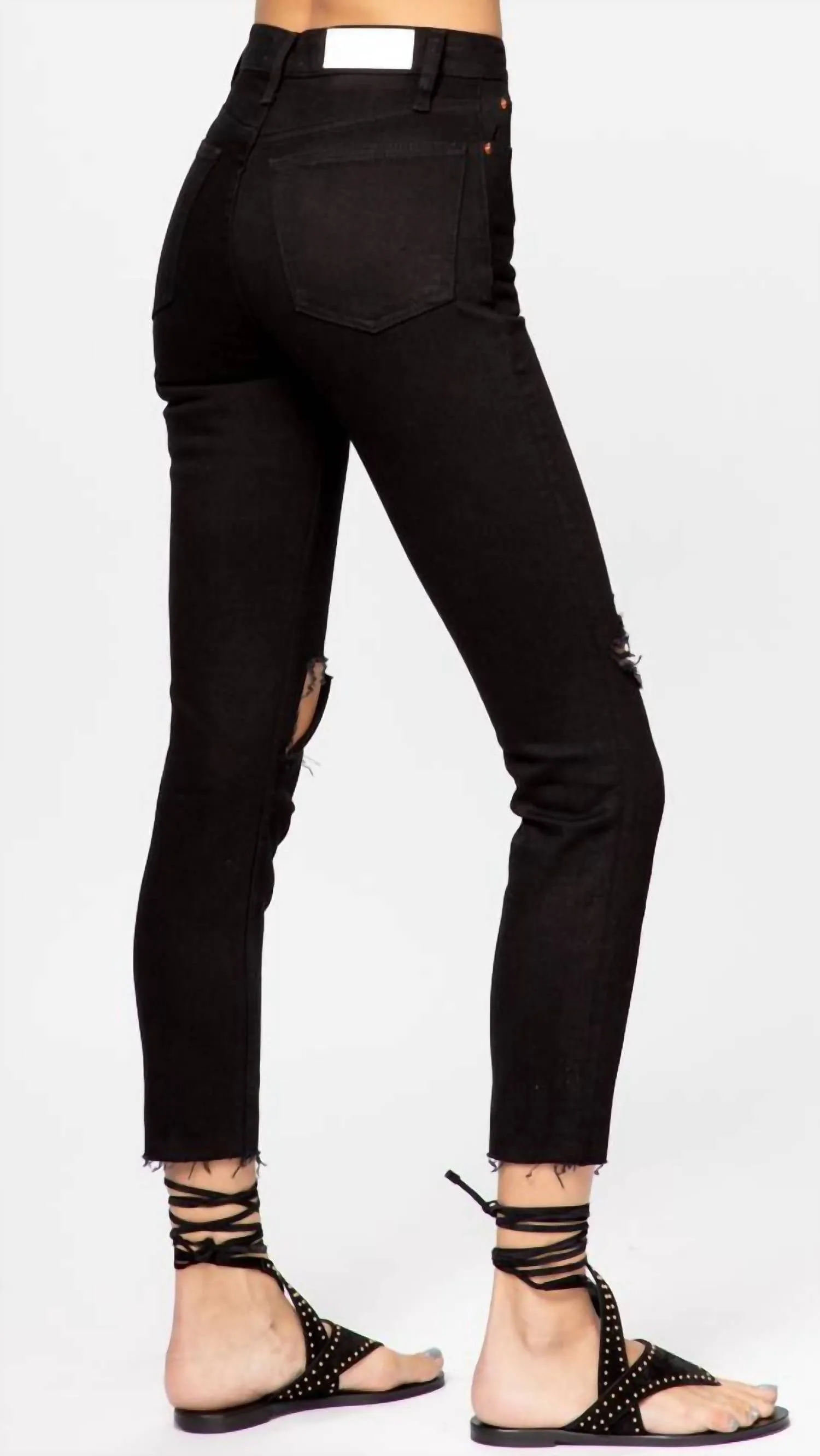 90's High Rise Ankle Crop