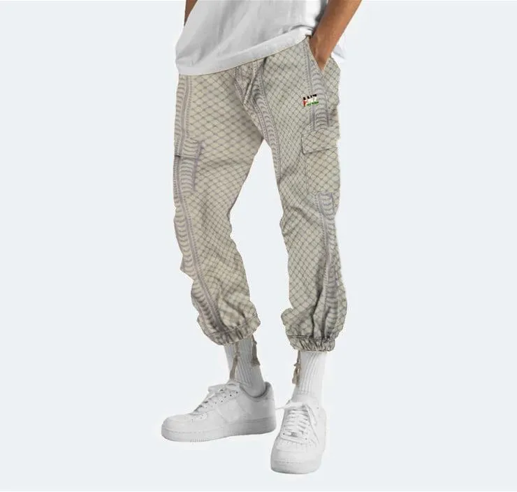 ANZ KEFFIYEH CARGOS / KHAKI KEFFIYEH