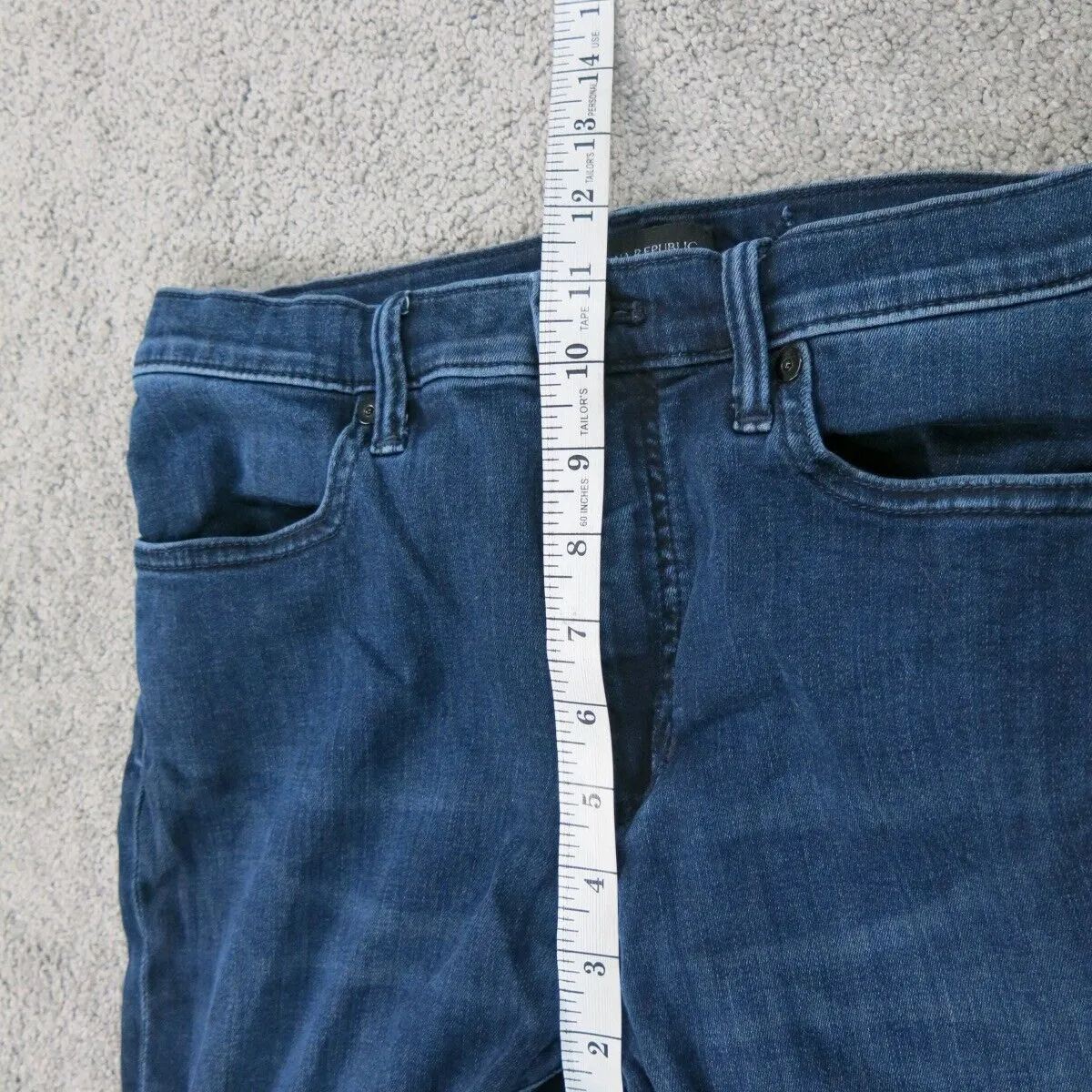 Banana Republic Womens Jeans Skinny Leg Mid Rise Stretch Denim Blue Size 28