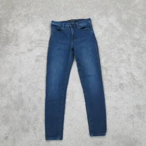 Banana Republic Womens Jeans Skinny Leg Mid Rise Stretch Denim Blue Size 28