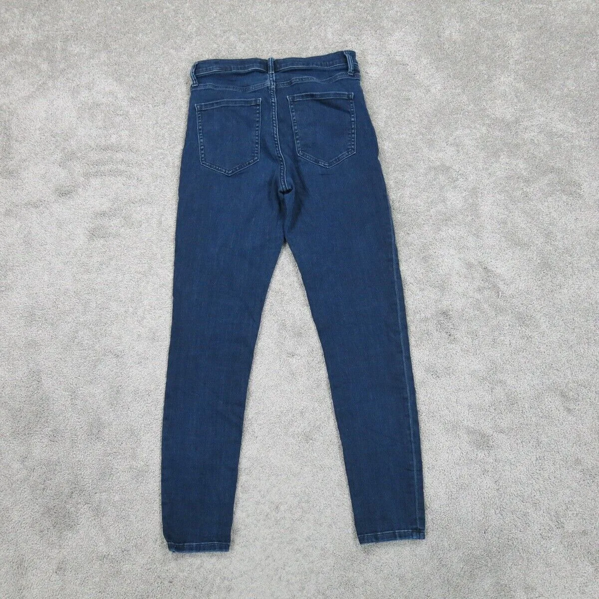 Banana Republic Womens Jeans Skinny Leg Mid Rise Stretch Denim Blue Size 28