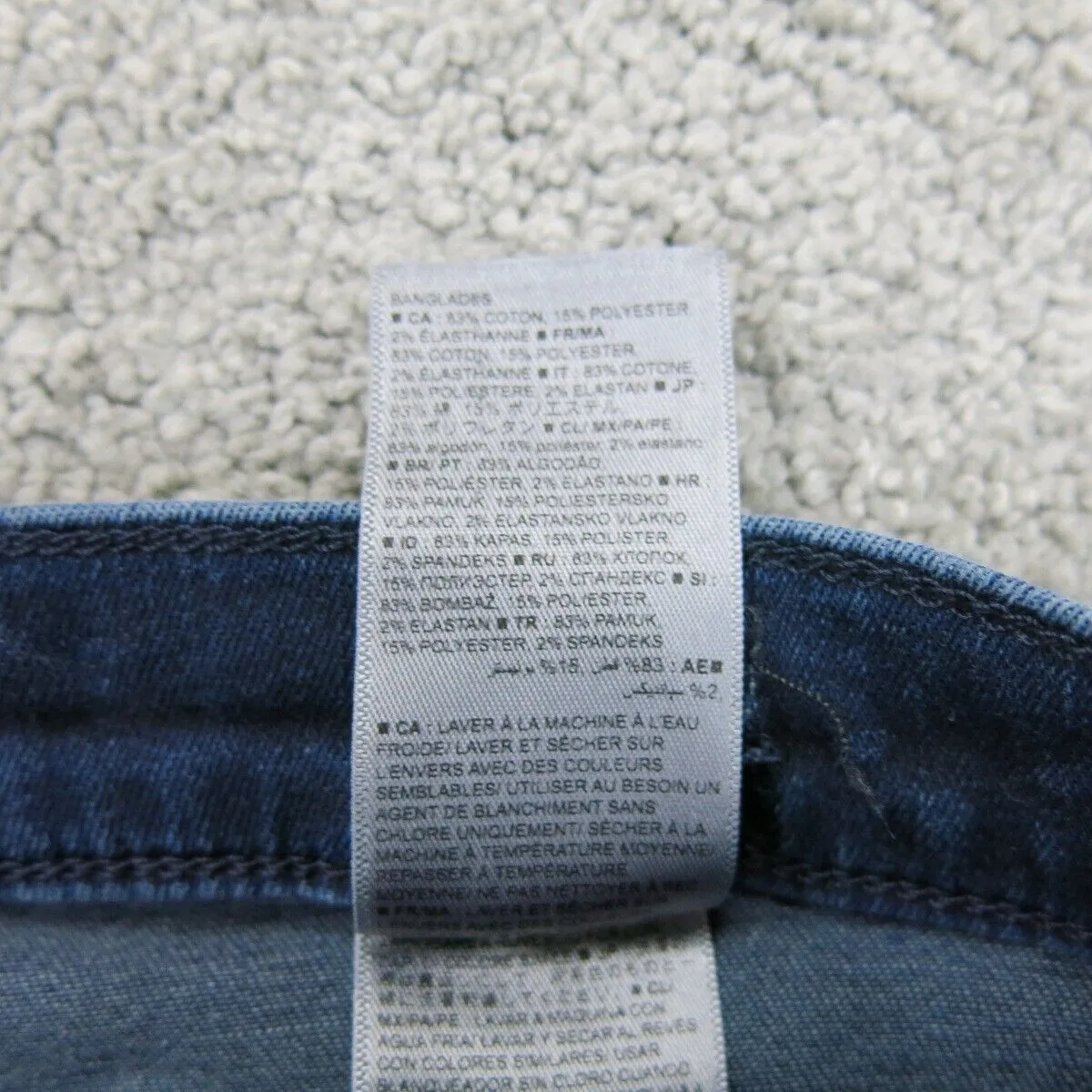 Banana Republic Womens Jeans Skinny Leg Mid Rise Stretch Denim Blue Size 28