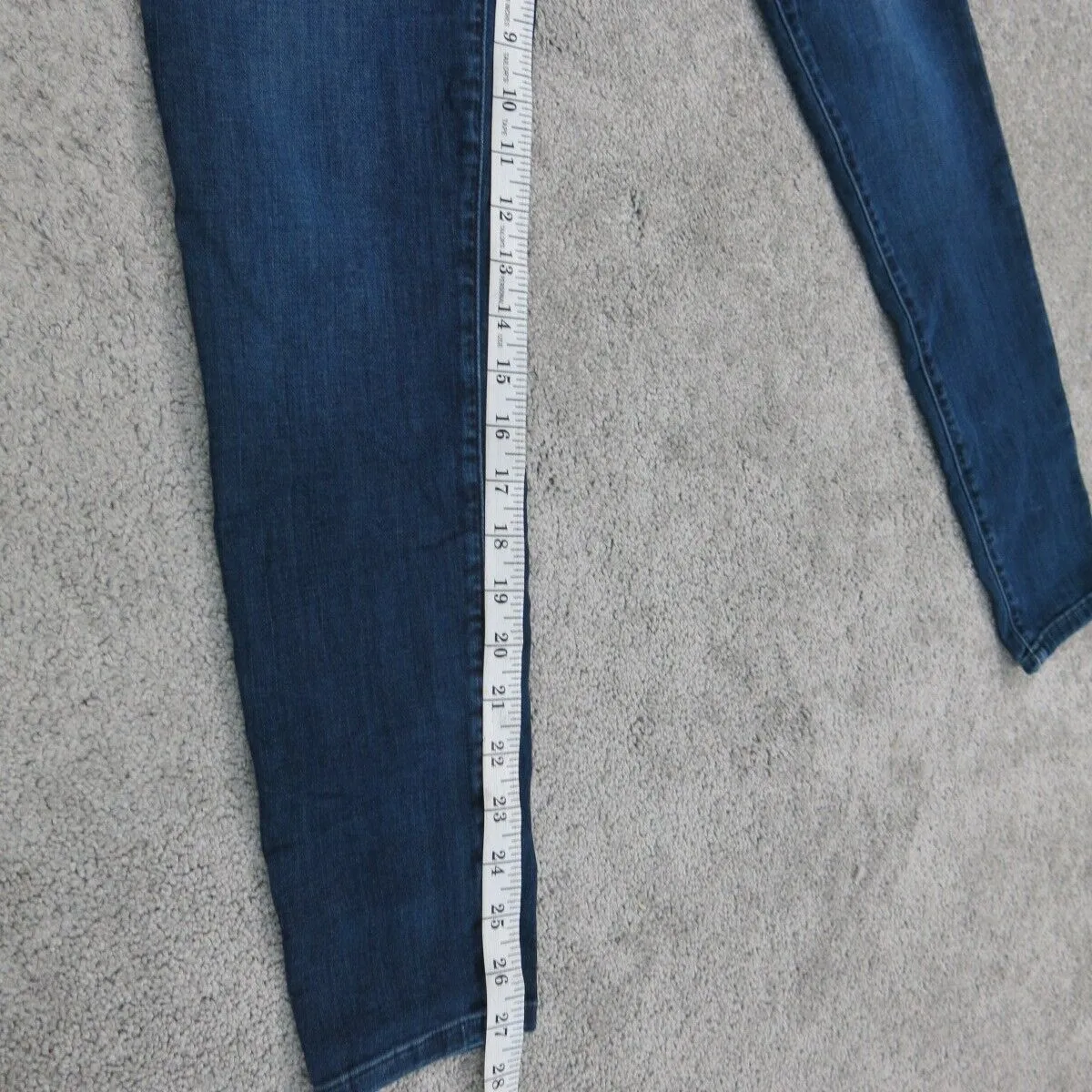 Banana Republic Womens Jeans Skinny Leg Mid Rise Stretch Denim Blue Size 28