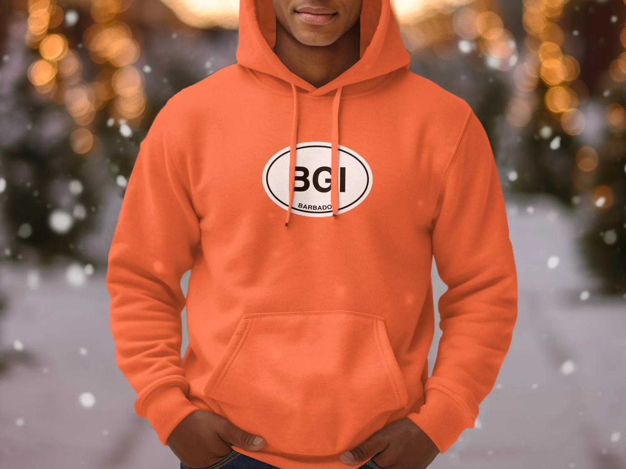 Barbados Mens Hoodie - Vibrant Style for Island Adventures
