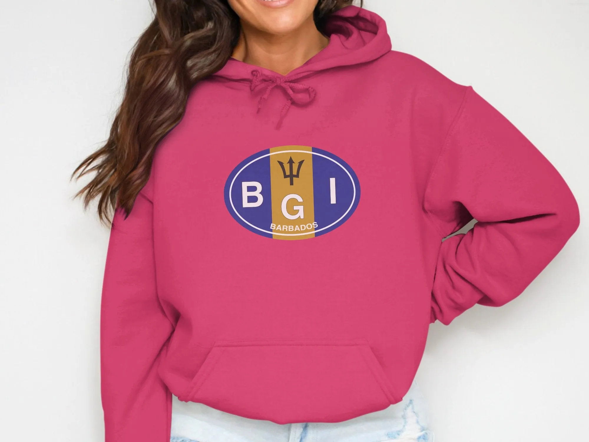 Barbados Vacation Flag Hoodie for Vibrant Island Lovers