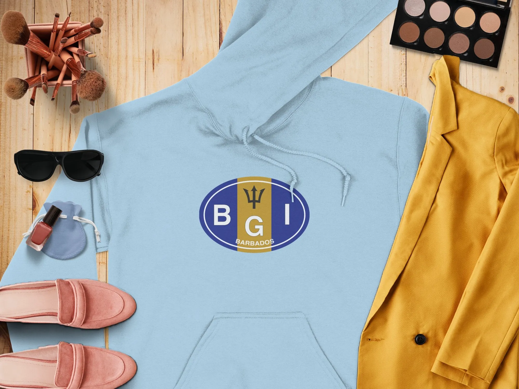 Barbados Vacation Flag Hoodie for Vibrant Island Lovers