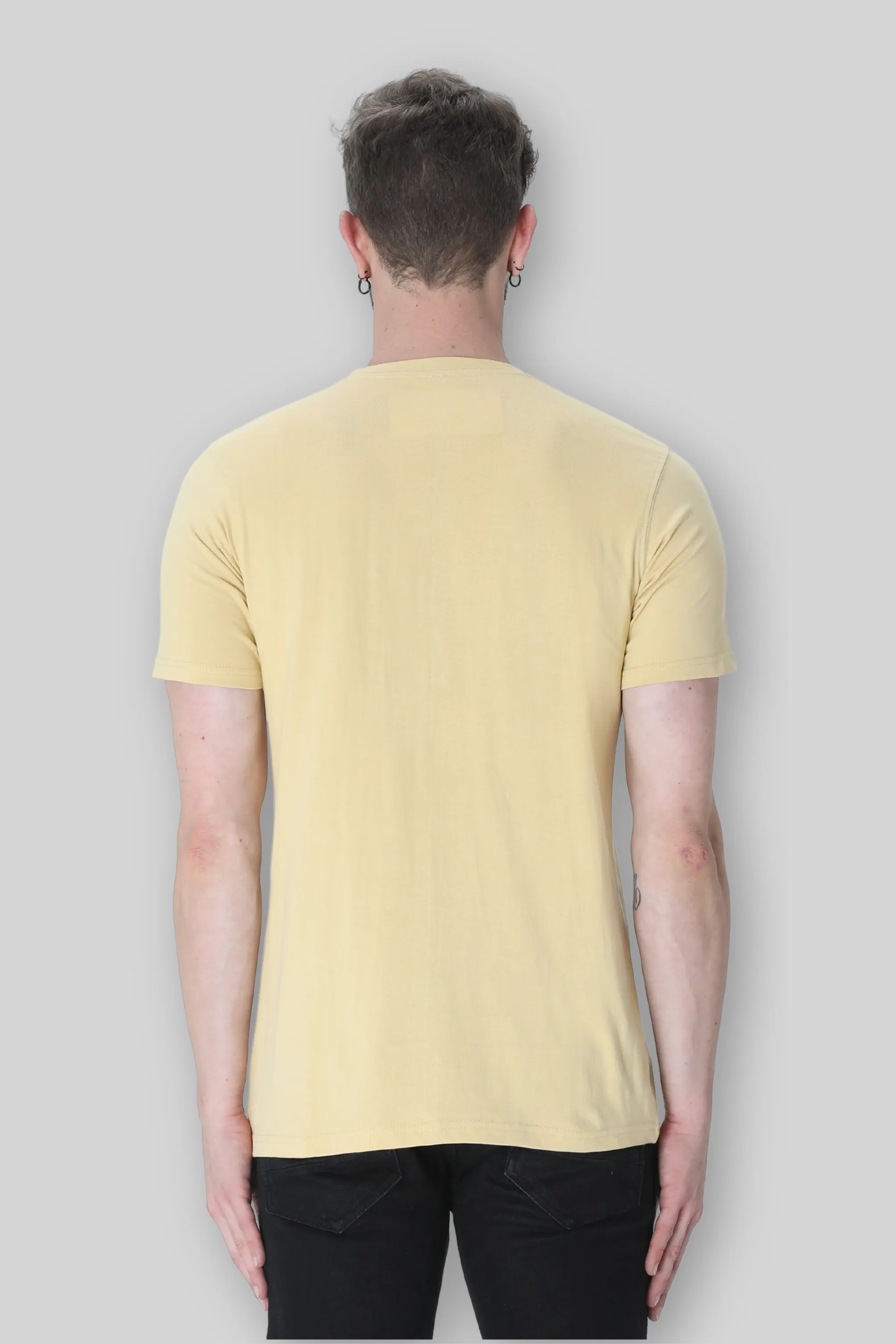 Beige T-shirt for men