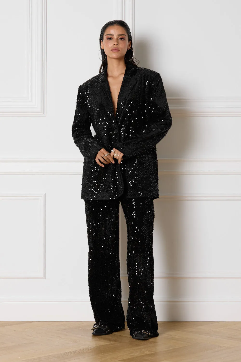 Blazer bodi oversized black R2411467608