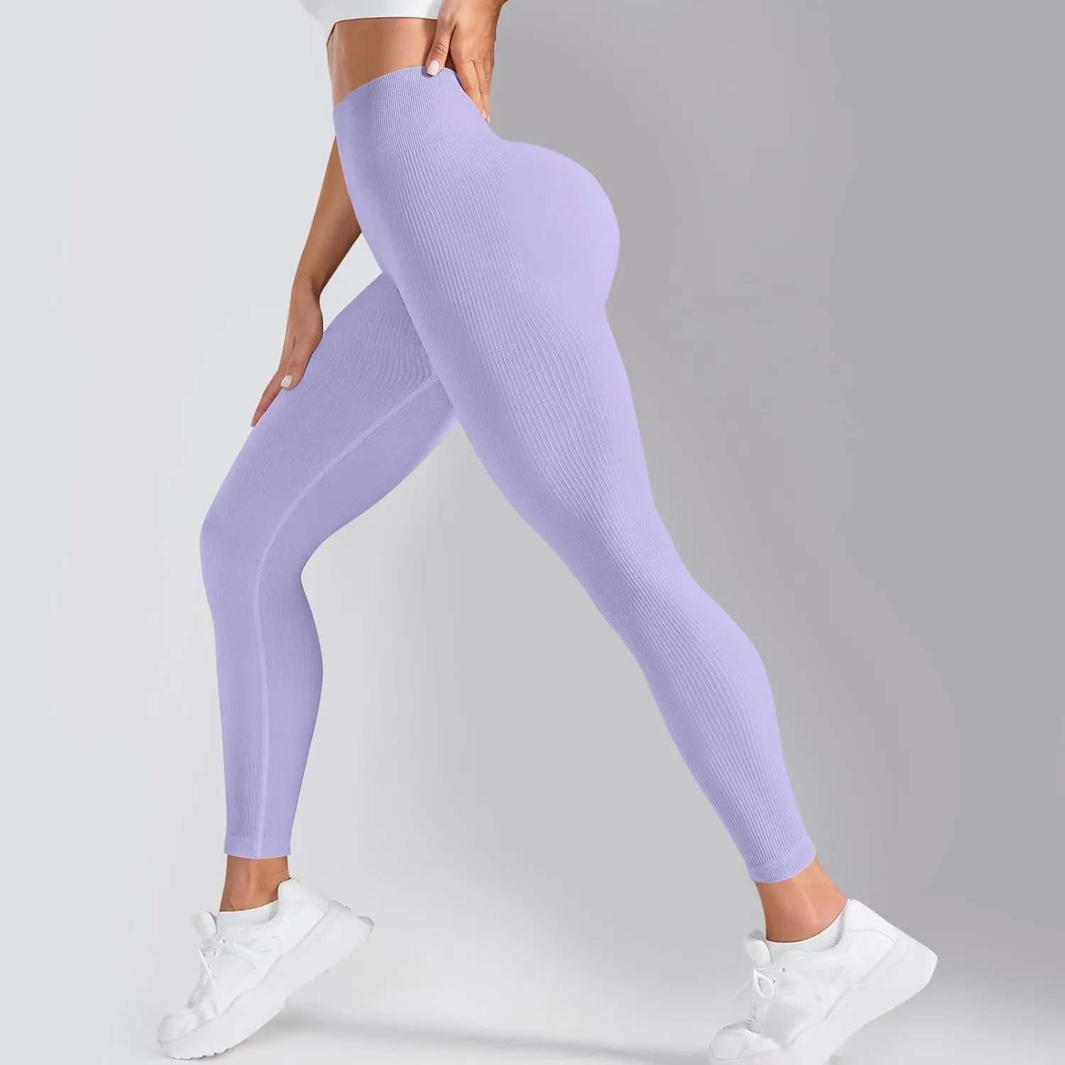 Butt Lifting Leggings for Women Tummy Control Seamless Leggings Booty High Waisted Workout Yoga Fitness Pants
