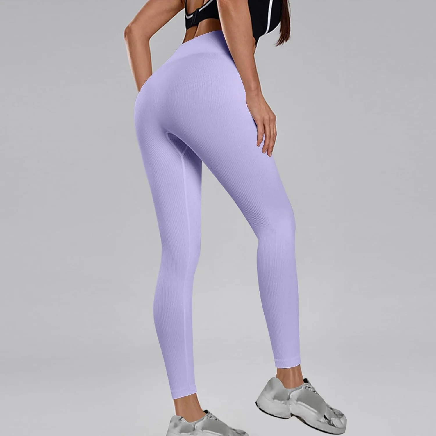 Butt Lifting Leggings for Women Tummy Control Seamless Leggings Booty High Waisted Workout Yoga Fitness Pants