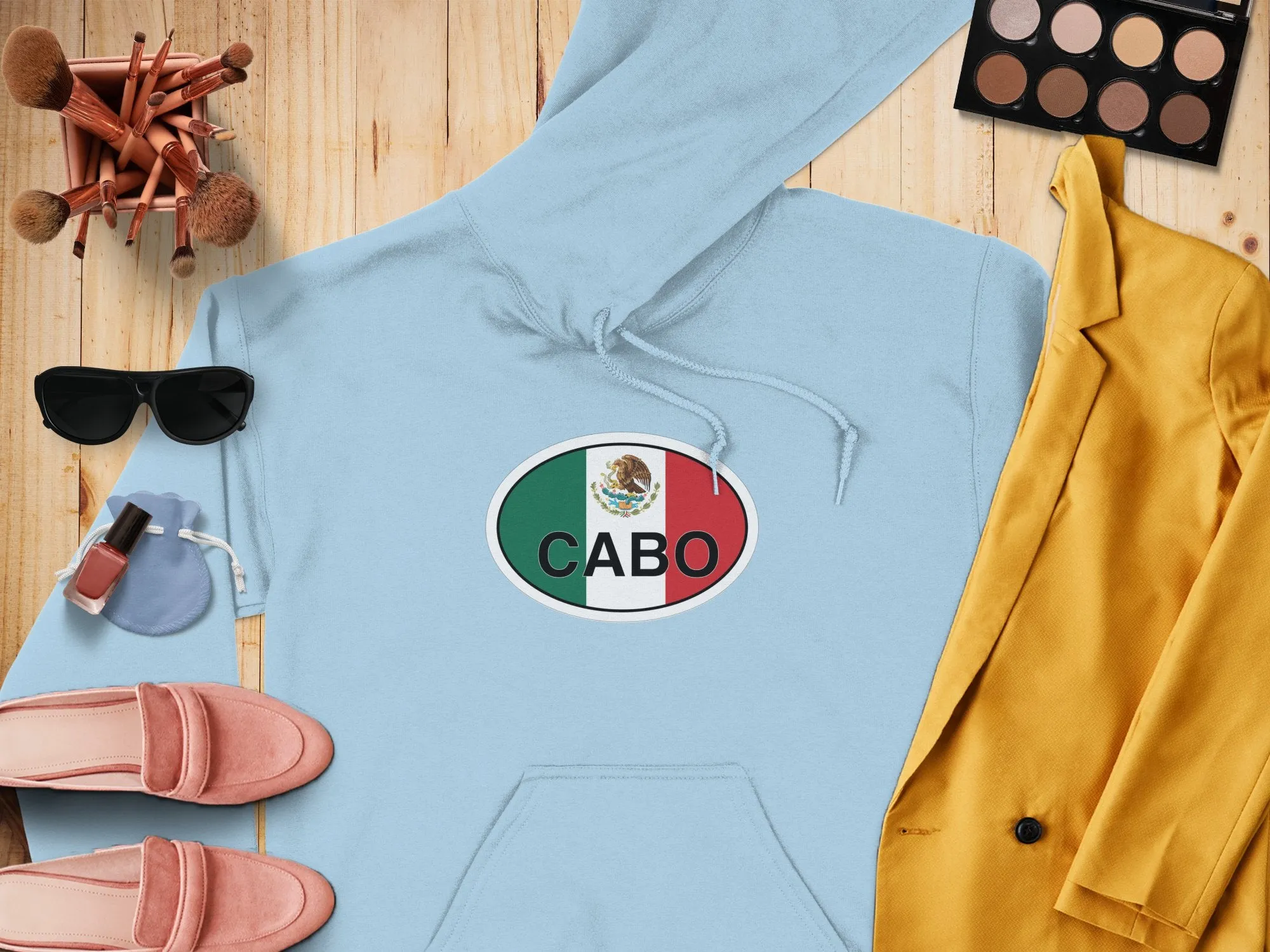 Cabo Vacation Flag Hoodie for Mexican Paradise Lovers