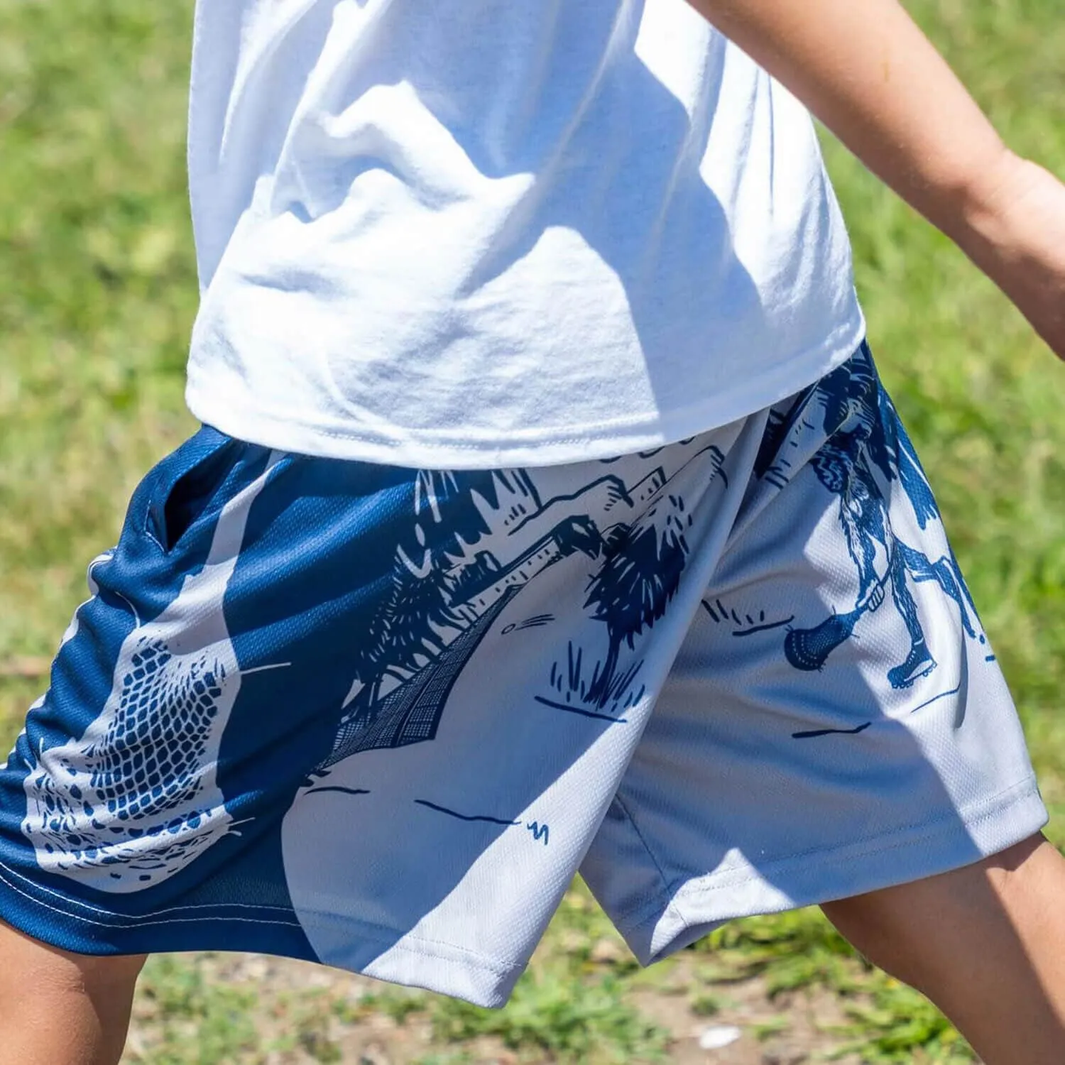 ChalkTalkSPORTS Lacrosse Performance Shorts - Lacrosse Athletic Shorts - Adult & Youth Sizes