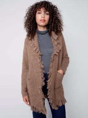 CHB Boucle Cardi-Truffle