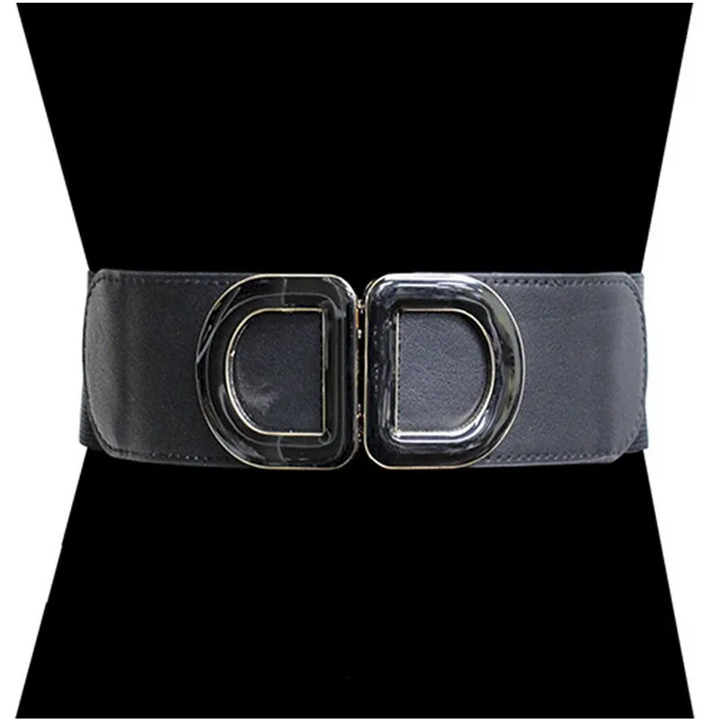 D Buckle Elastic Belt
