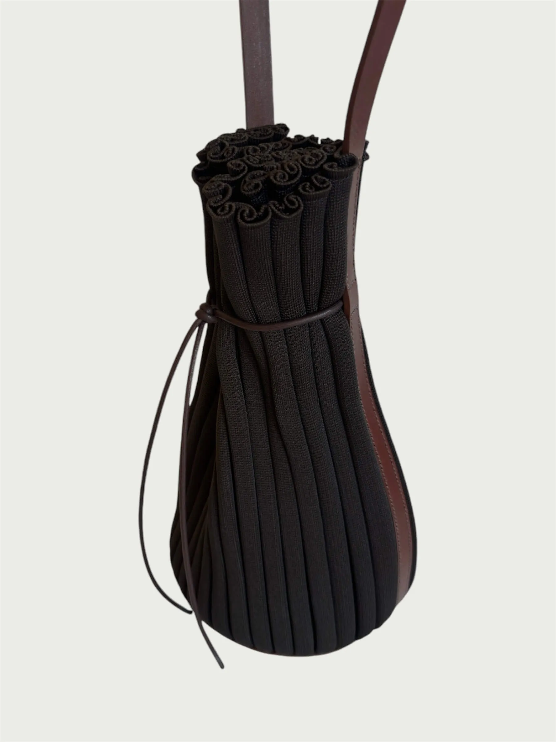 Exhale Supernova Shoulder Tote in Espresso, Neat