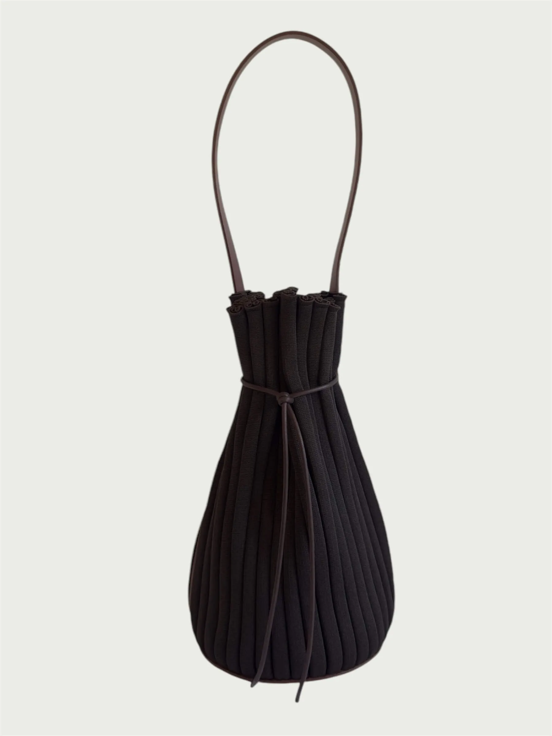 Exhale Supernova Shoulder Tote in Espresso, Neat
