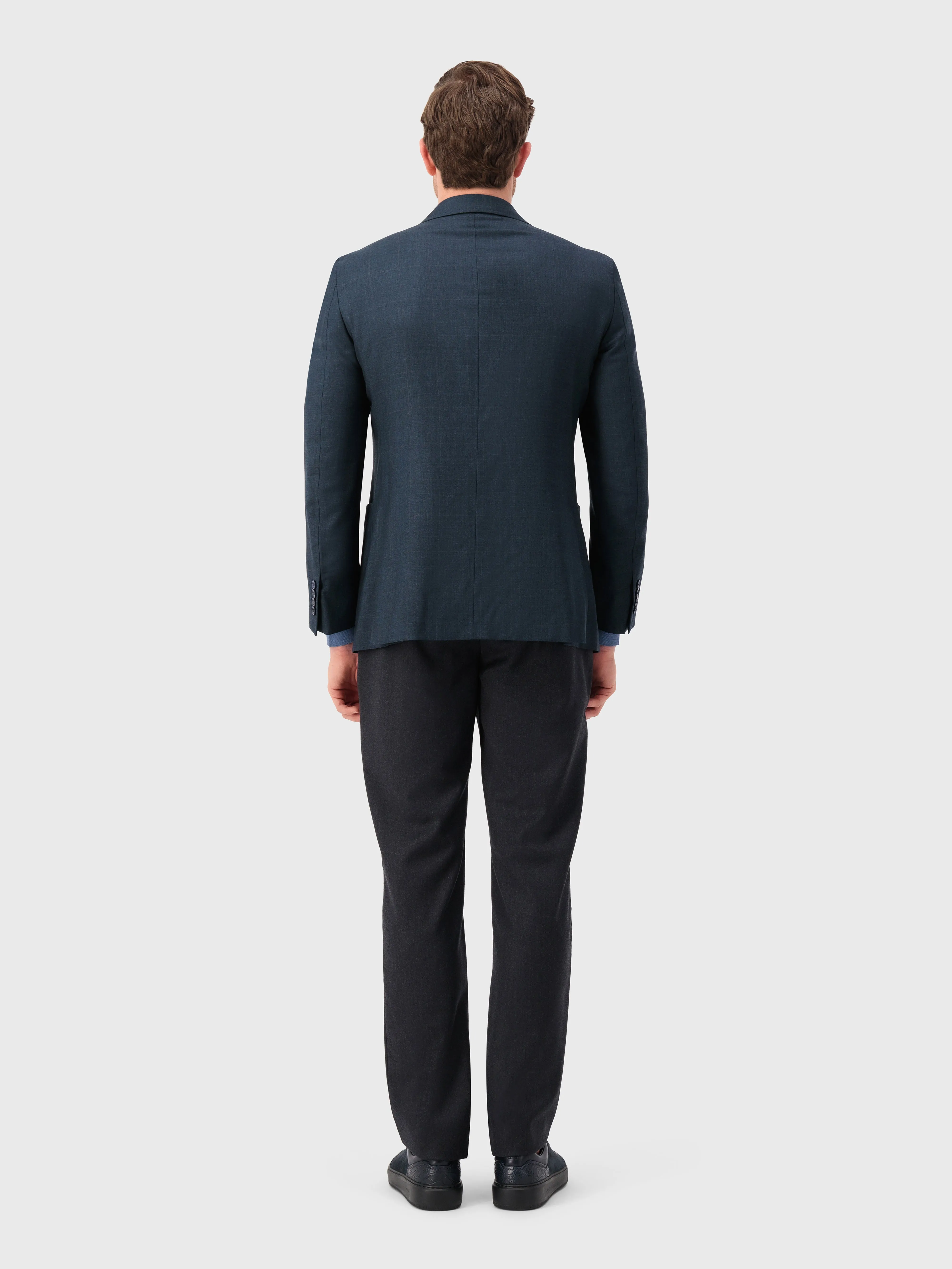 Formal Wool Jacket Dark Green