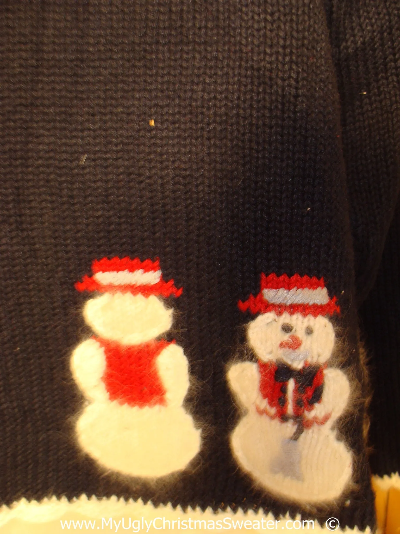 Furry Snowmen Christmas Sweater