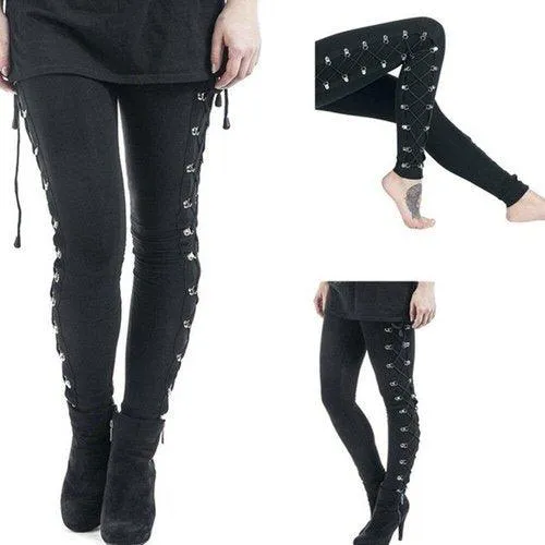Gothic Skinny Elastic Trouser