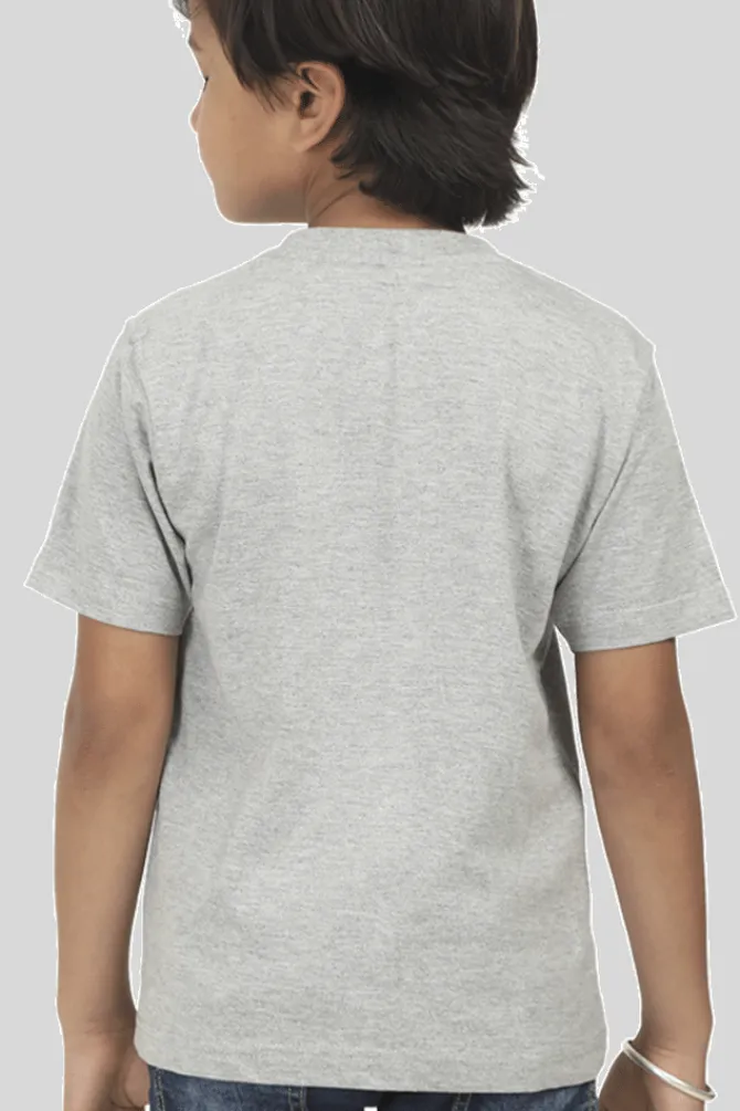 Grey Melange T-shirt for boy