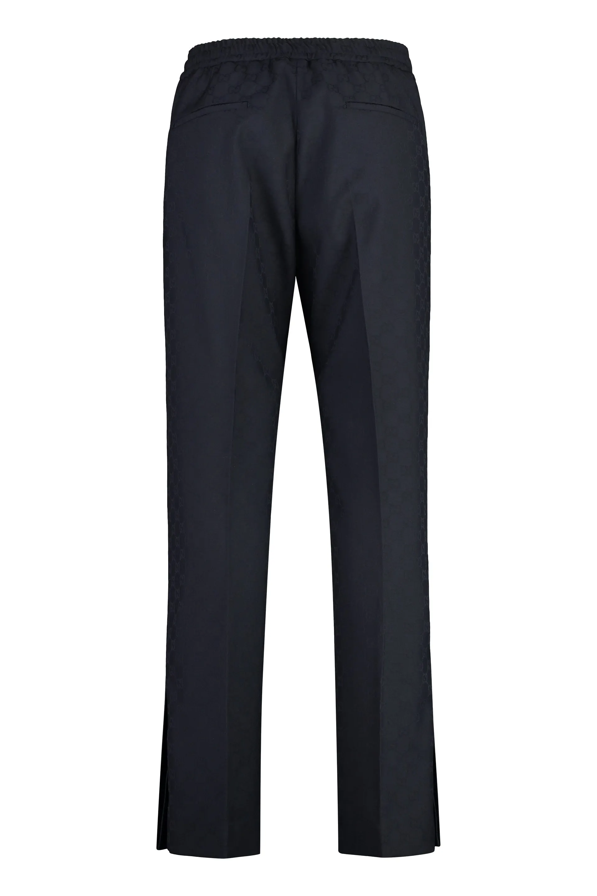 JACQUARD MOTIF TROUSERS