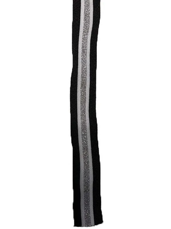 JUNIOR'S ELASTIC STRIPE SIDE SKIRT