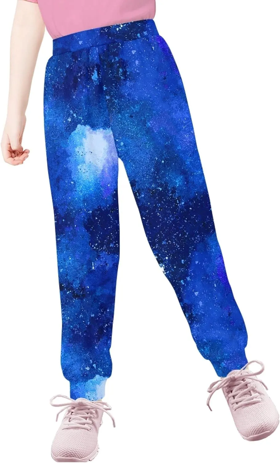 Kids Jogger Baggy Harem Sweatpants Tie Dye Athletic Joggers Yoga Trousers Beach Pants for Girls Boys 4-15 Years