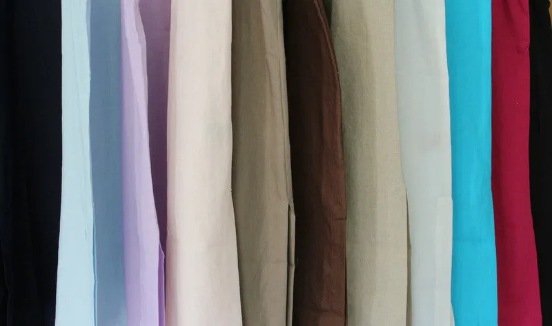 Ladies Fine Linen Zip Trousers (was £59.99)