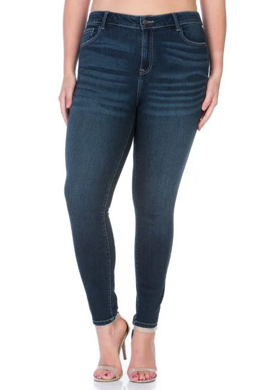 Last Call Queen Size Dark Skinny Jeans