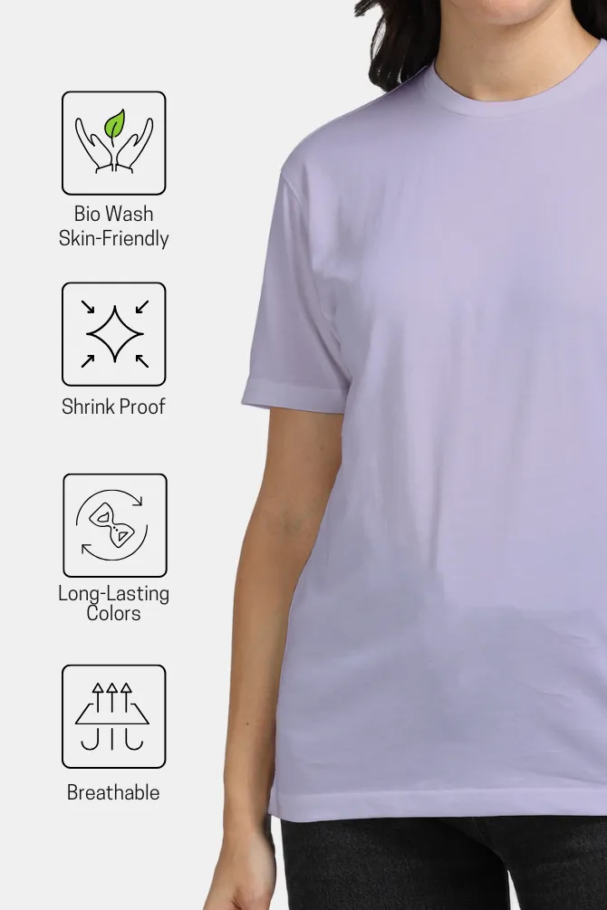 Lavender Supima Cotton T-shirt for women