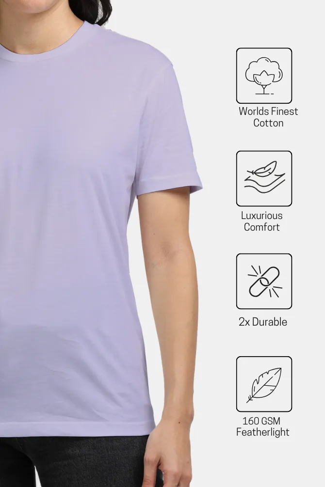 Lavender Supima Cotton T-shirt for women