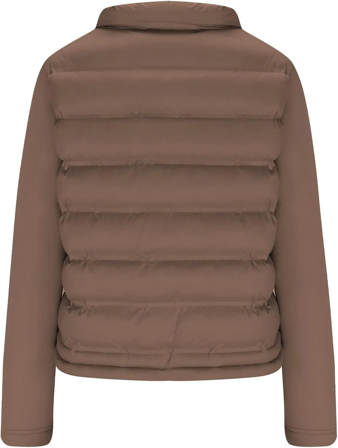 Lightweight Puffer Jacket for Women 2024 Down Oversized Coats Warm Winter Outwear Padded Quilted Overcoat Trendy
