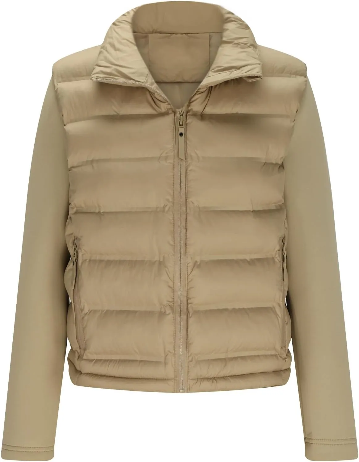 Lightweight Puffer Jacket for Women 2024 Down Oversized Coats Warm Winter Outwear Padded Quilted Overcoat Trendy