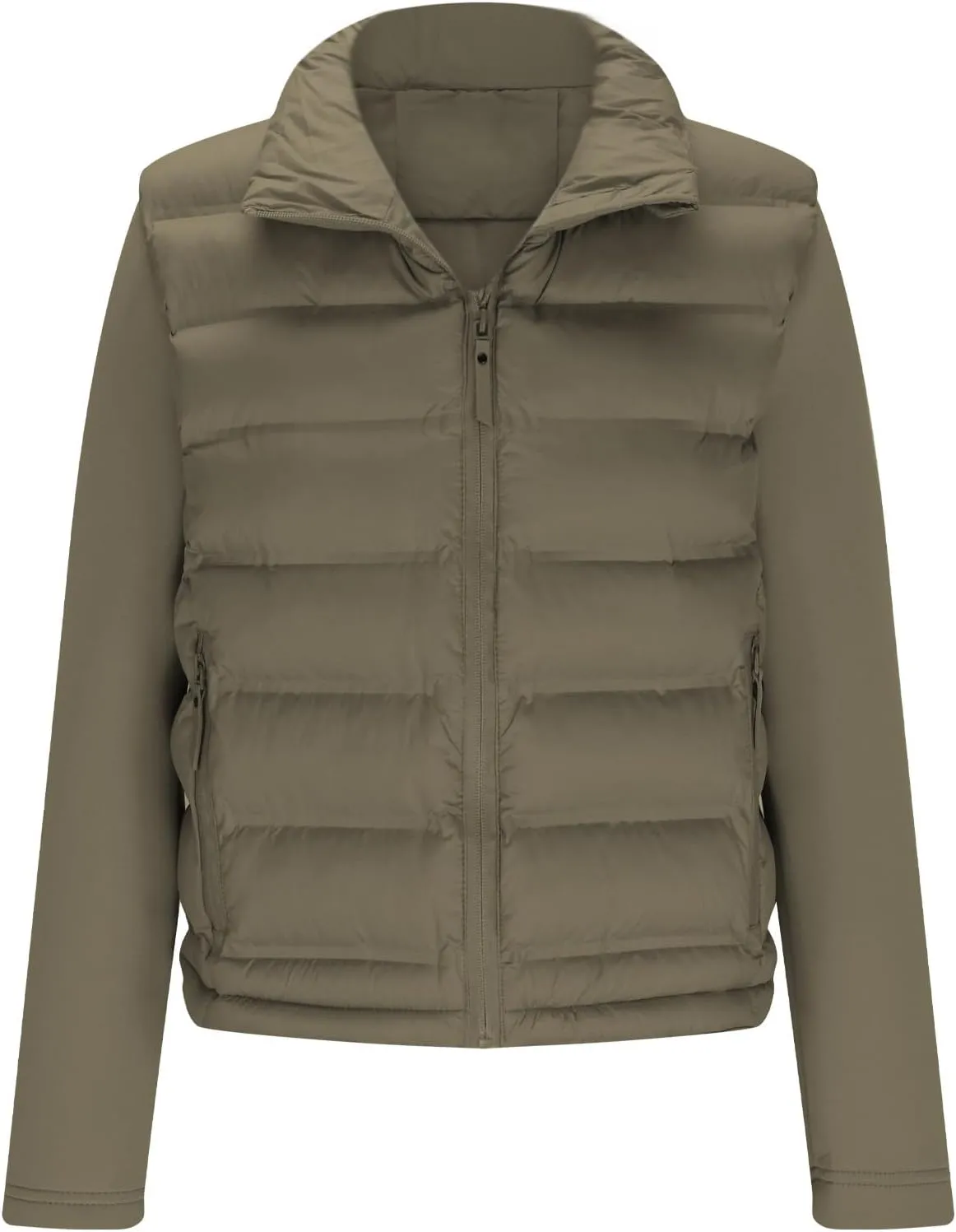 Lightweight Puffer Jacket for Women 2024 Down Oversized Coats Warm Winter Outwear Padded Quilted Overcoat Trendy