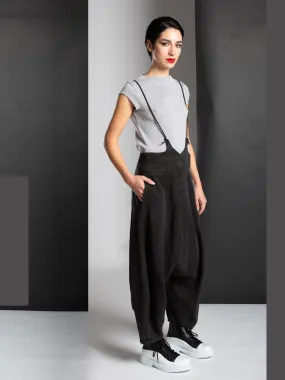 Lurdes Bergada - Wide Pants with Straps