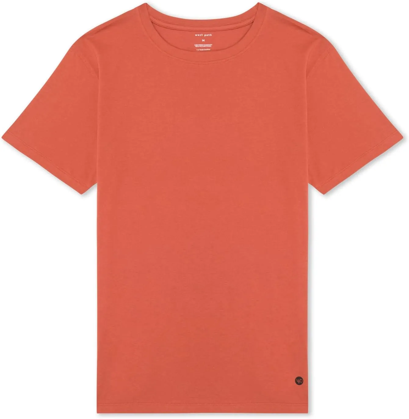 Men's 100% Organic Cotton T-Shirt - Fair Trade Certified Cotton Shirts for Men - Plain Color T-Shirt