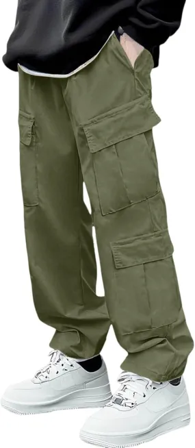 Men's Military Cargo Tactical Pants Lightweight Cotton Stretchy Trousers Outdoor Work Combat Outdoor Hiking Pants