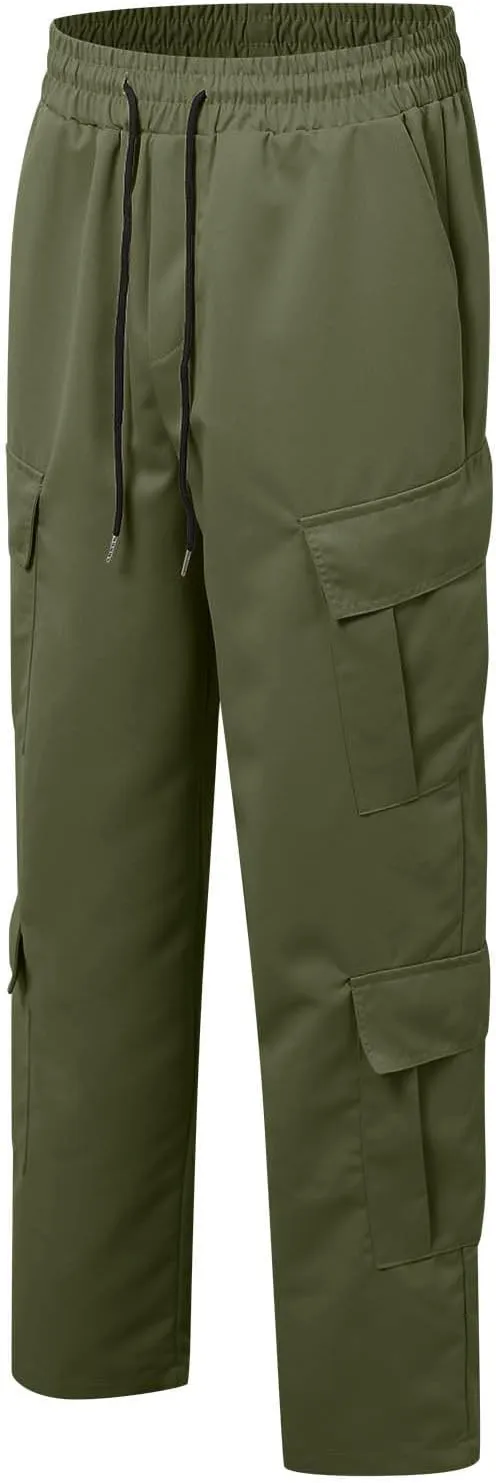 Men's Military Cargo Tactical Pants Lightweight Cotton Stretchy Trousers Outdoor Work Combat Outdoor Hiking Pants