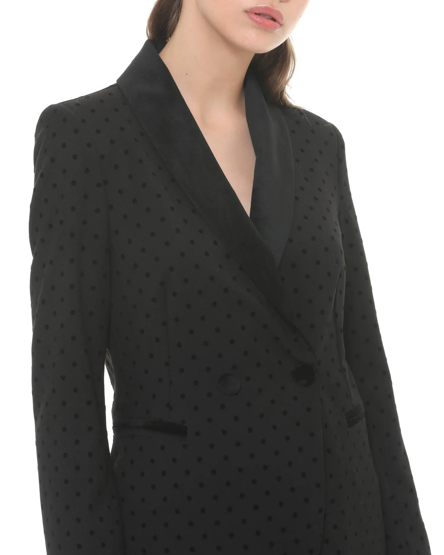 Micro polka dots Jacket