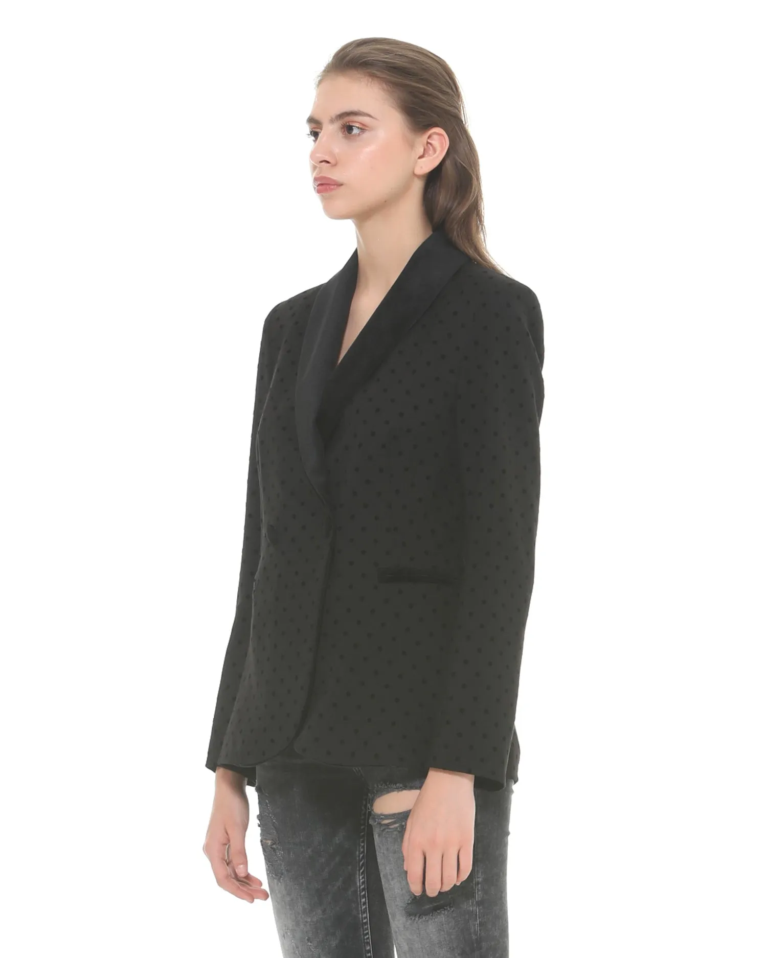 Micro polka dots Jacket