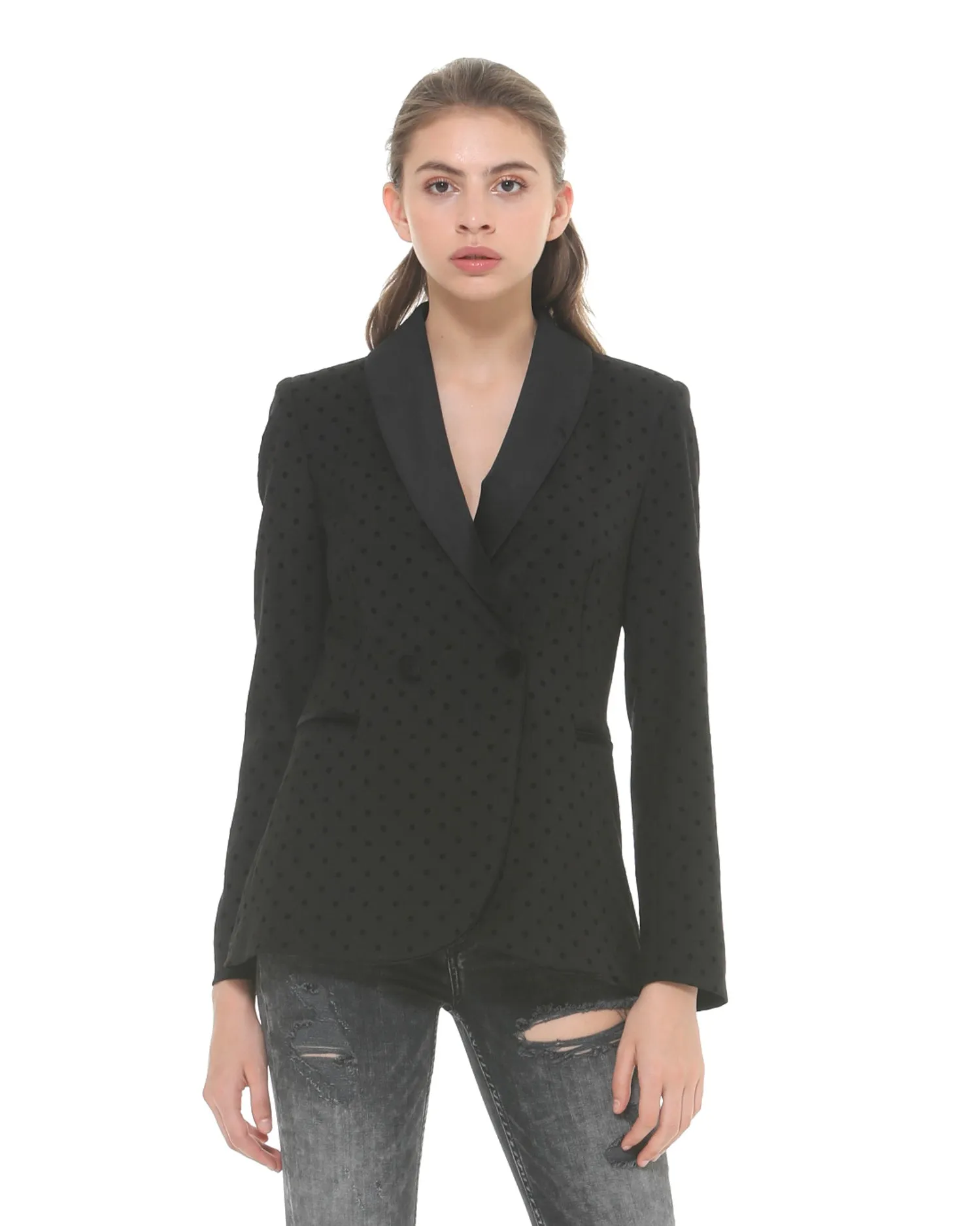 Micro polka dots Jacket