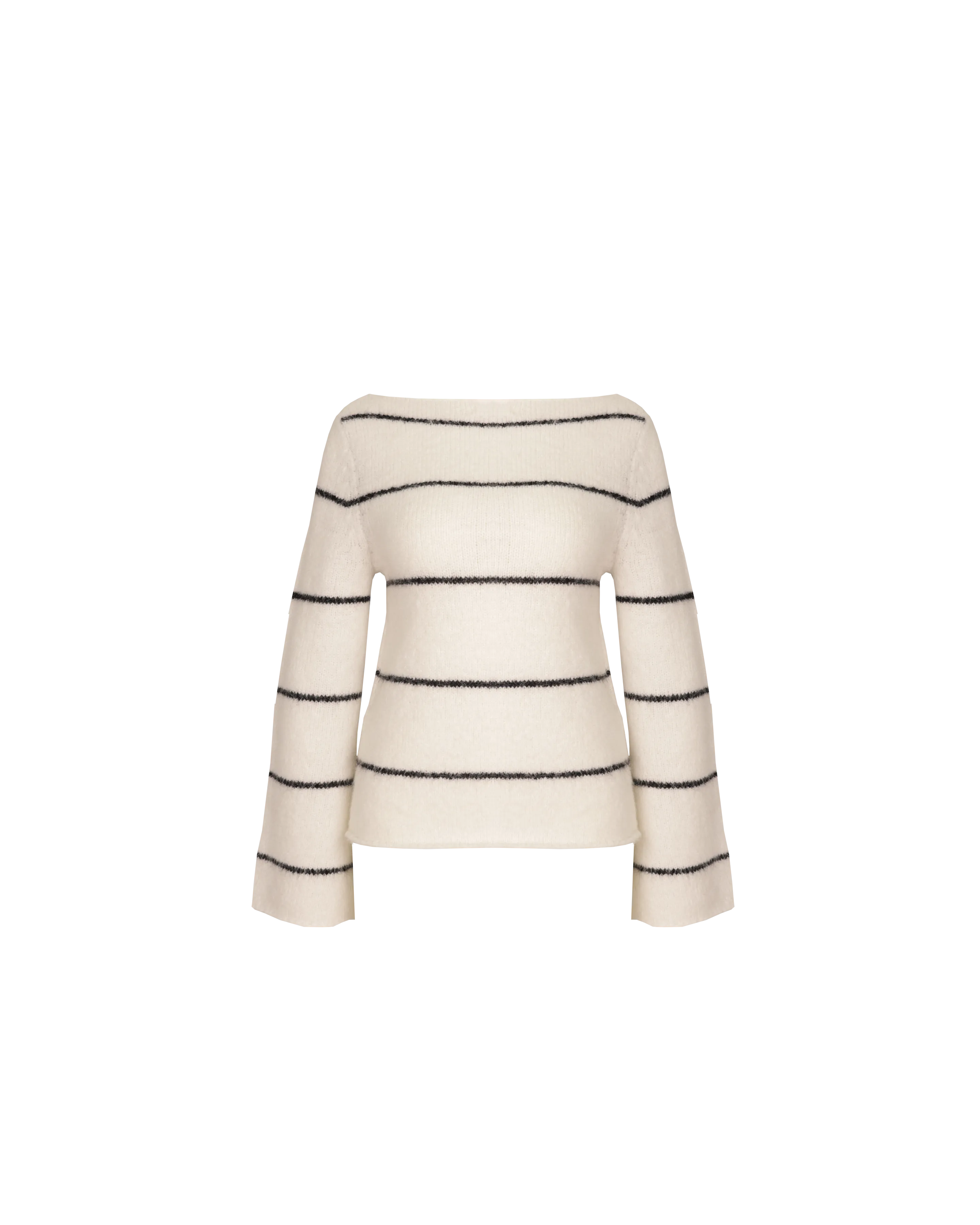 MILO SWEATER IVORY STRIPE
