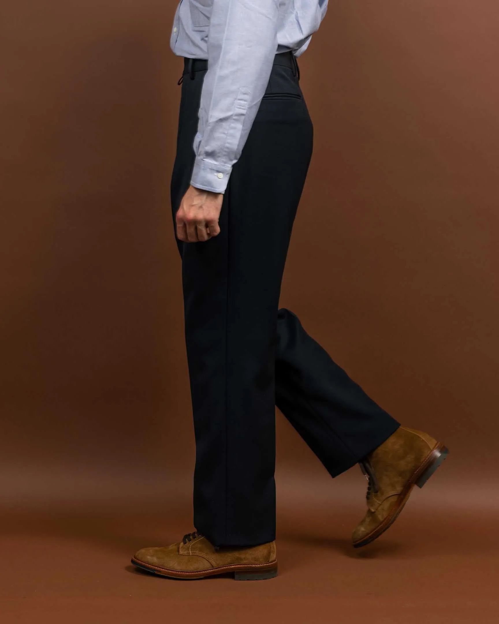 NEAT Back Satin Gabardine Standard Type 1 Navy