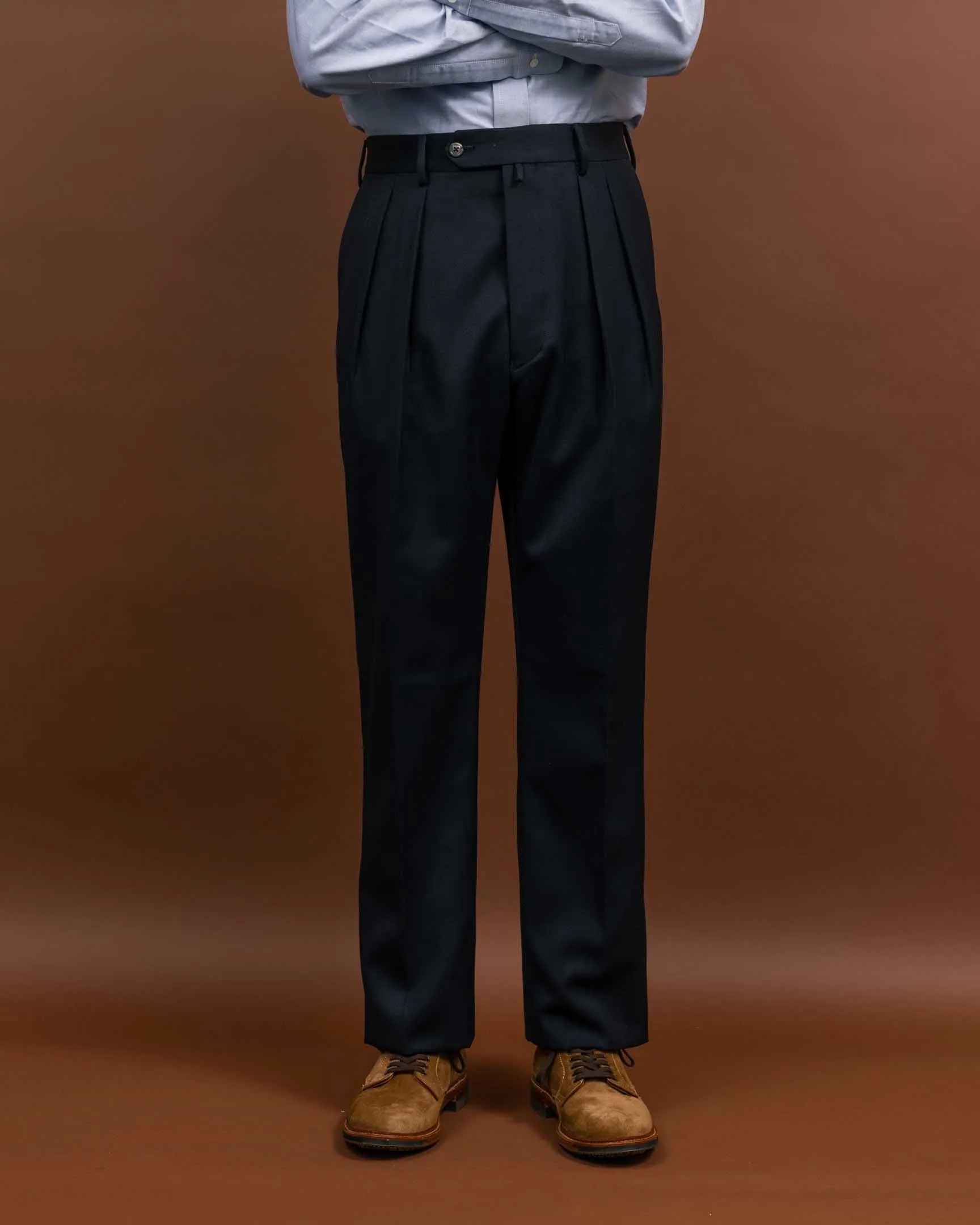 NEAT Back Satin Gabardine Standard Type 1 Navy