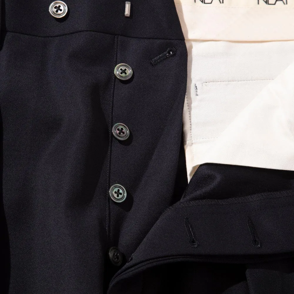 NEAT Back Satin Gabardine Standard Type 1 Navy