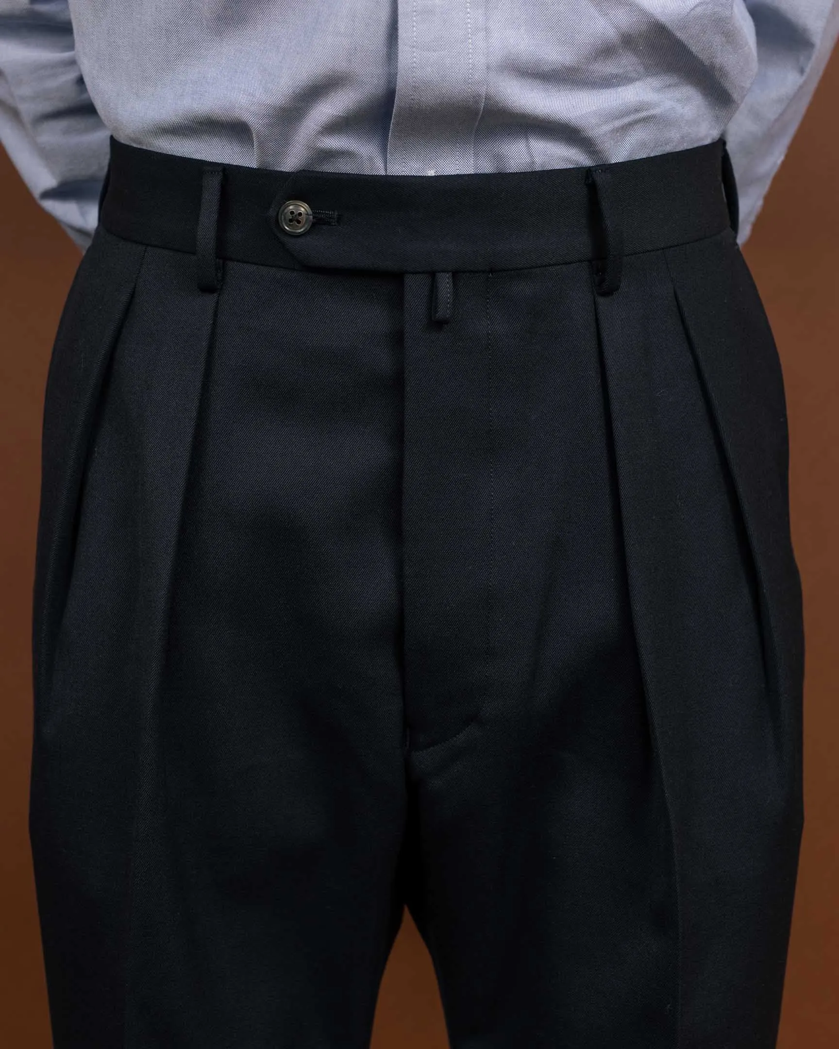NEAT Back Satin Gabardine Standard Type 1 Navy