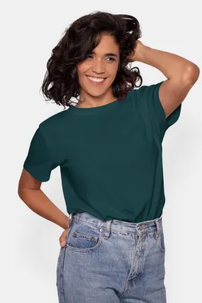 Petrol Blue T-shirt for women