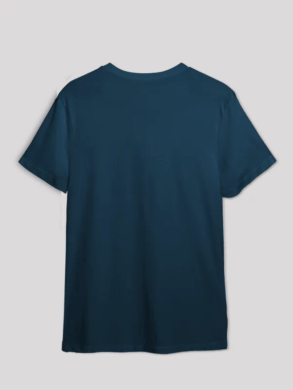 Plain Navy Blue Unisex T-shirt