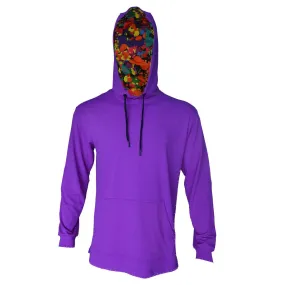 Purple Haze Hoodie - Vibrant Artistic Design, Lightweight & Breathable